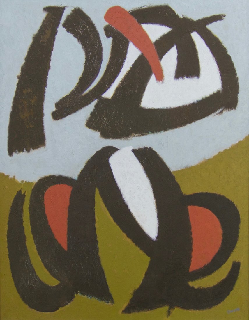 William B. Owen Jr. Abstraction - 'Chinoiserie' (1 of 2)