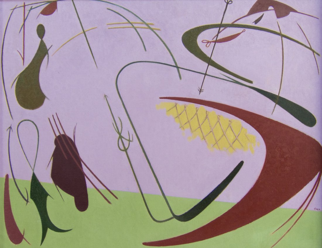 William B. Owen Jr. Abstraction 'Marine Fantasy' (1 of 2)