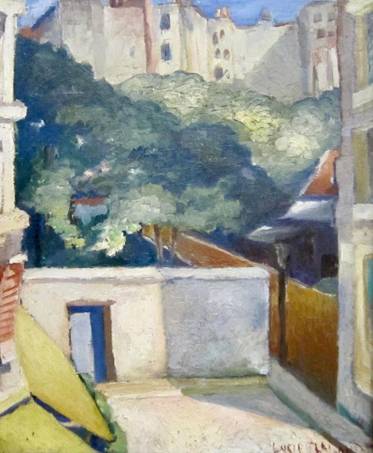 Lucien Labaudt Oil Painting dated 1924 (1 of 5)