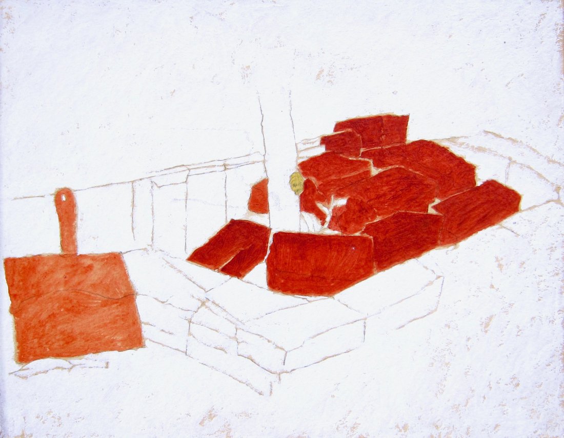 Fred Reichman Acrylic Painting dated 1972 (1 of 3)