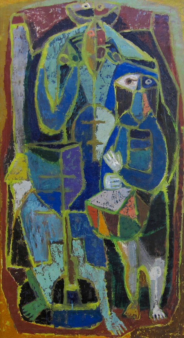 Roland Petersen Early Modernist Oil Painting (1 of 4)