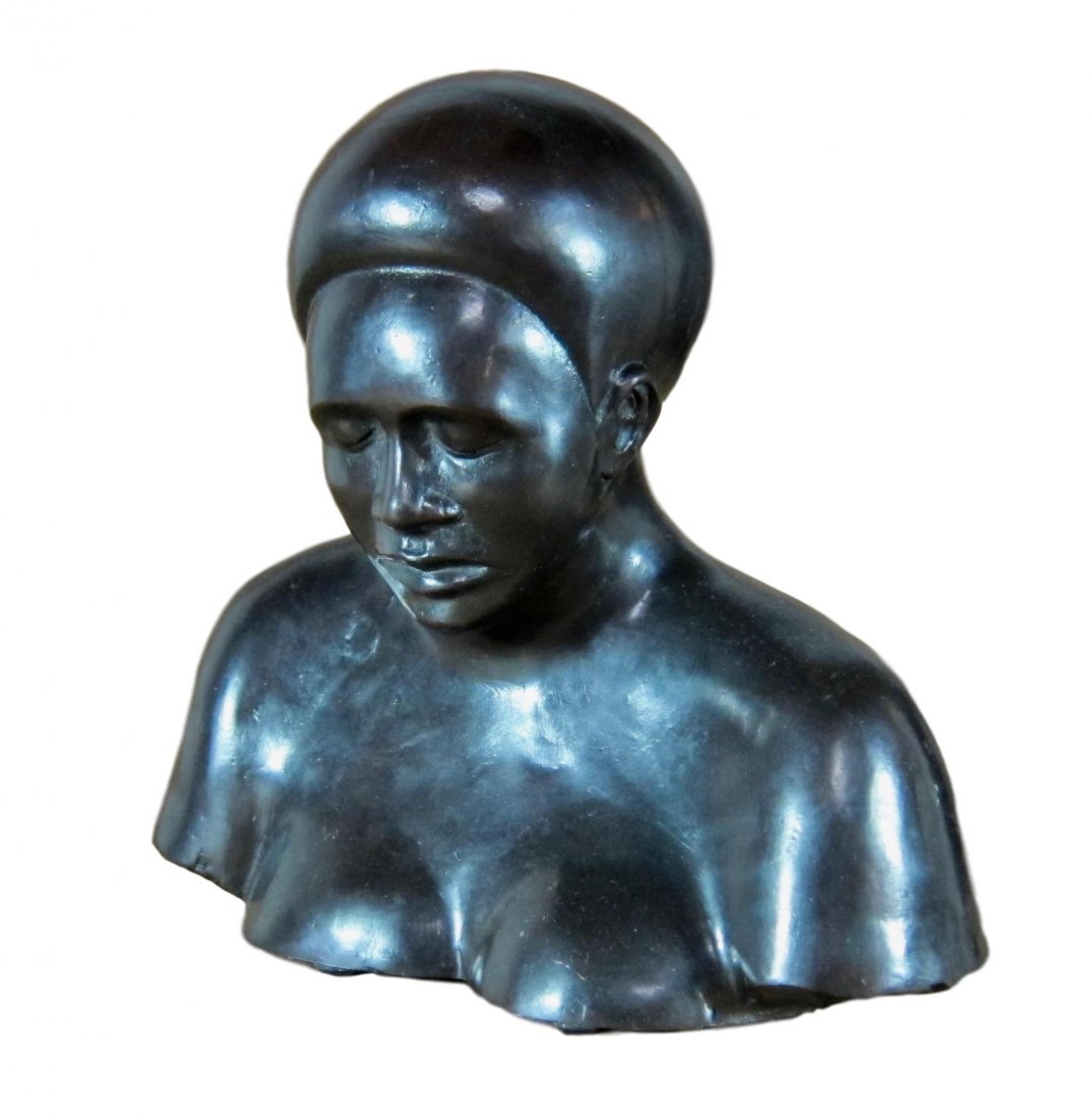 Bronze Bust of an African American Woman (1 of 6)