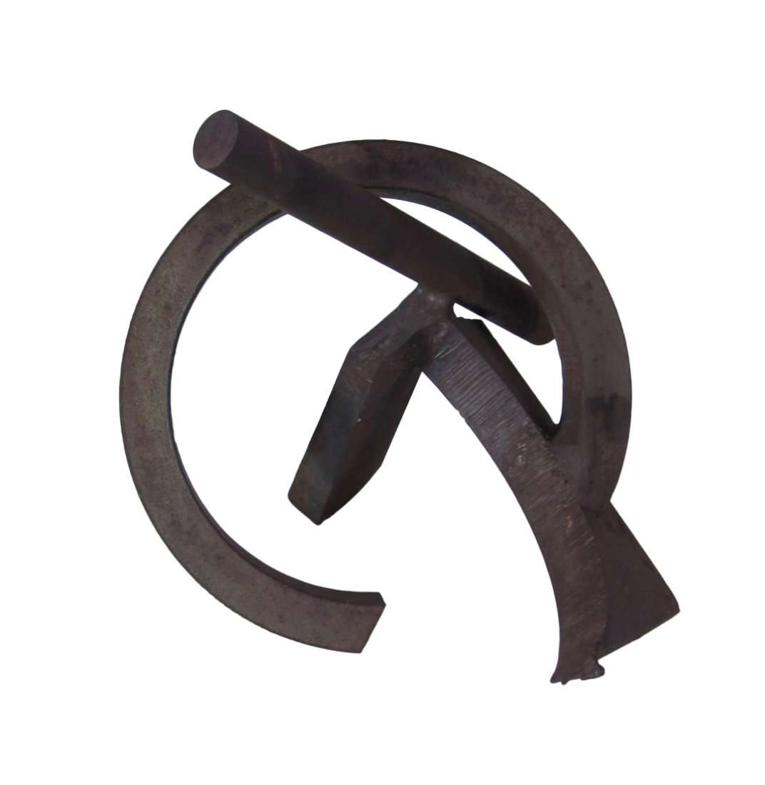 Abstract Steel Sculpture - Manner of Fletcher Benton (1 of 4)