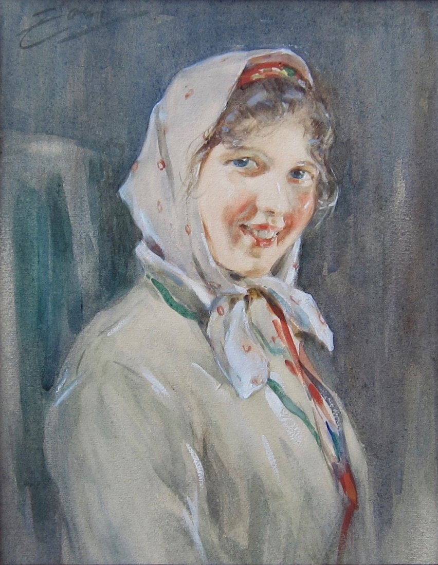 Watercolor Portrait Painting (1 of 6)