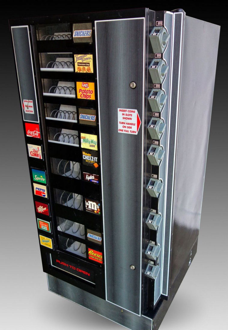 Antares Mechanical Snack Soda Beverage Vending Machine - Aug 05, 2013