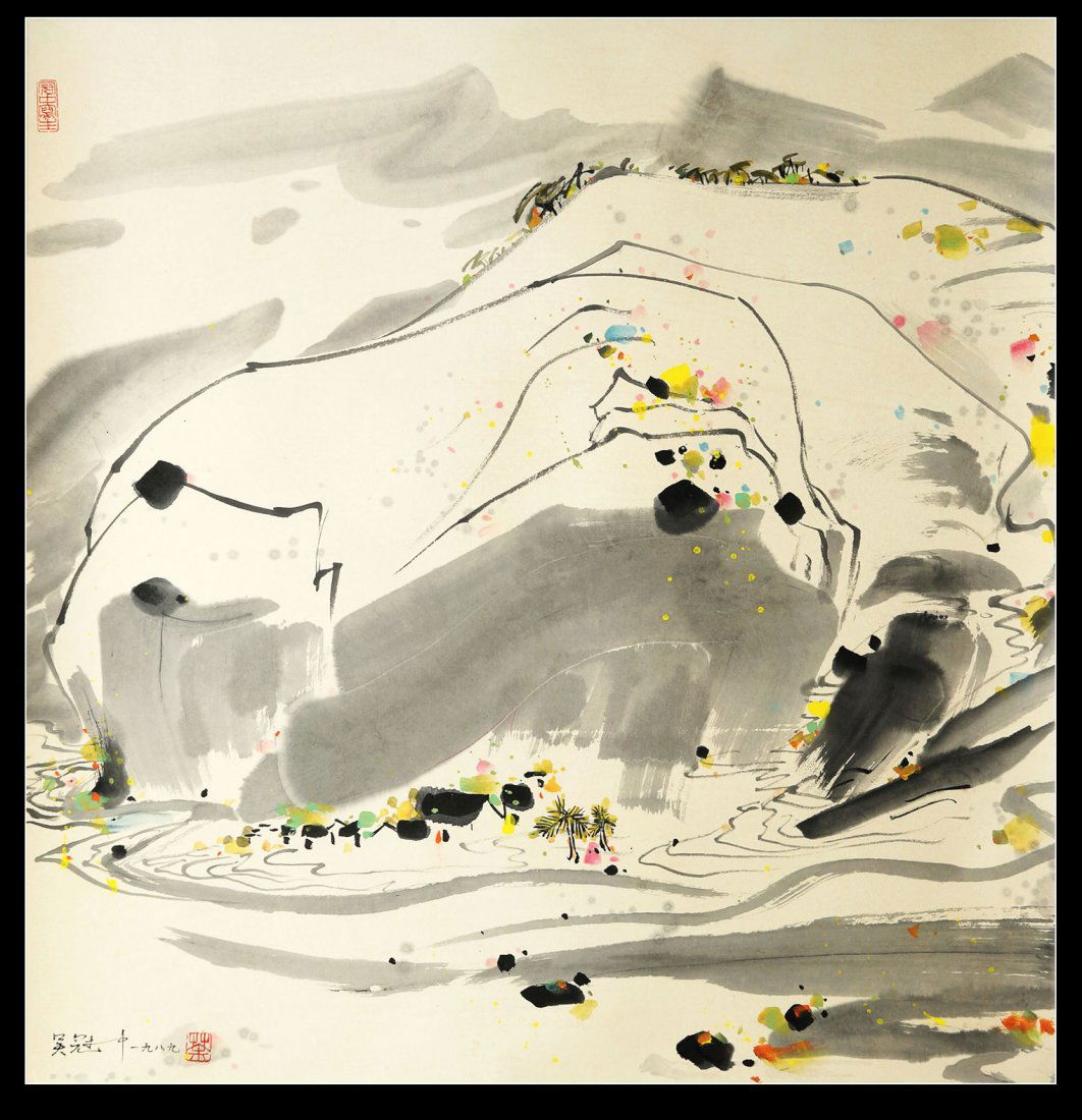 CHINESE SCROLL PAINTING (1 of 6)