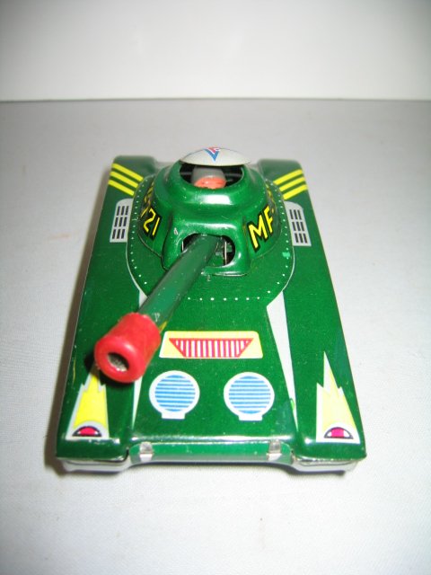 JAP TIN LITHO LITE TANK W/BOX - 2
