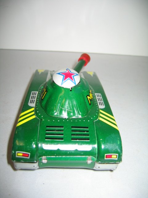 JAP TIN LITHO LITE TANK W/BOX - 4