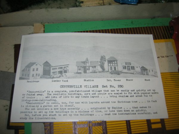 SKYLINE CENTERVILLE VILLAGE SET NO. 250 - 3