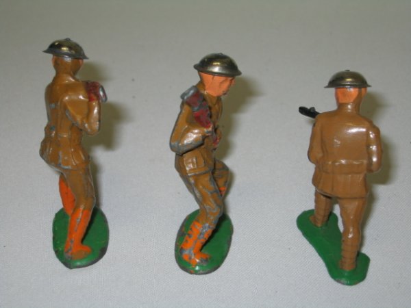 BARCLAY LEAD TOY SOLDIERS, 3 TOTAL - 5