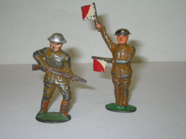 BARCLAY LEAD TOY SOLDIERS, 4 TOTAL - 3