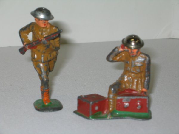 BARCLAY LEAD TOY SOLDIERS, 4 TOTAL - 4