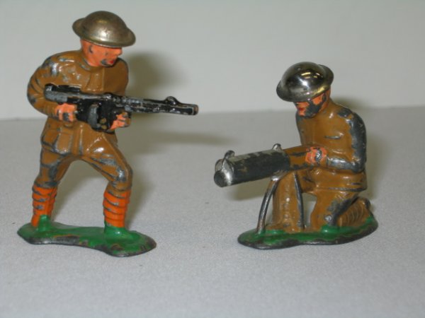 BARCLAY LEAD TOY SOLDIERS, 4 TOTAL - 3