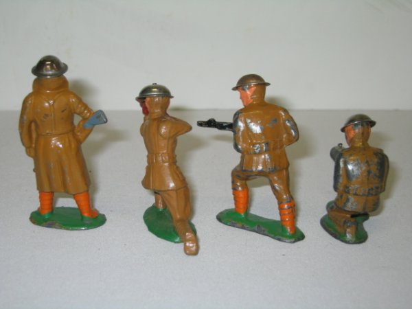 BARCLAY LEAD TOY SOLDIERS, 4 TOTAL - 4