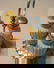21: BURMESE CRUET SET- SALT PEPPER VINEGAR - 2