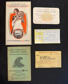 Vintage Booklets and Tickets, Coca-Cola, Railroad