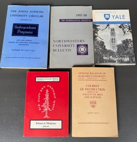 Vintage University College Bulletin Handbooks, Standford Johns Hopkins Harvard