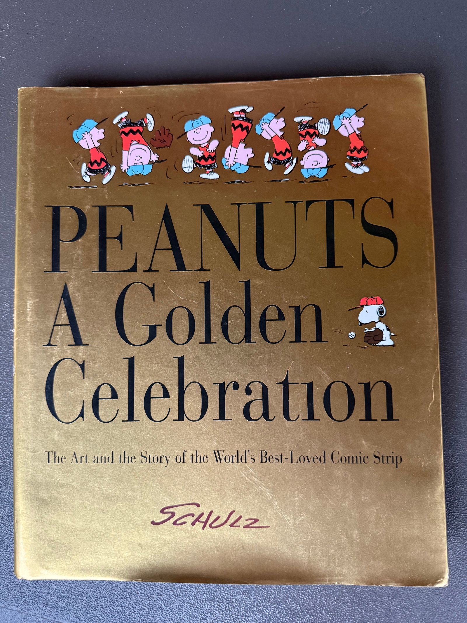 Peanuts A Golden Celebration, Art and Story Comic Strip Book, 1999 HC/DJ: Peanuts: A Golden Celebration — The Art and the Story of the World’s Best-Loved Comic StripCharles M. Schulz, 1999, Hardcover with dust jacket.Published to commemorate the 50th anniversary of Pean