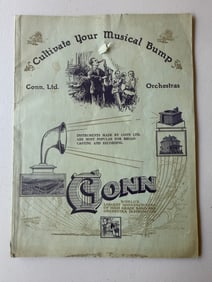 C.G. Conn Ltd. “Cultivate Your Musical Bump” Souvenir Booklet (ca. 1926–1932