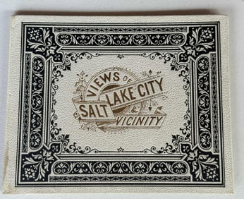 Views of Salt Lake City & Vicinity – Antique Fold-Out Souvenir Booklet (c.1890s–1900s)