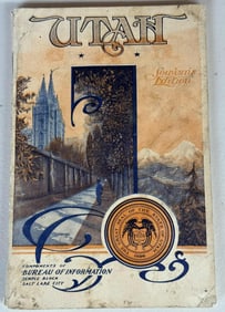 Utah – Souvenir Edition” Bureau of Information Booklet, ca. 1910s, Salt Lake City