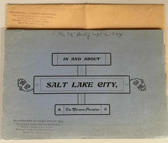 In and About Salt Lake City: The Mormon Paradise, 1904 Deseret News, Salt Lake City