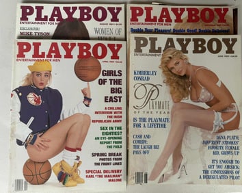 Playboy Magazine Collection — 4 Issues (April, June, August, September 1989)