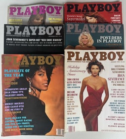 Playboy Magazine Collection — 6 Issues (1990–1992) Rosanna Arquette