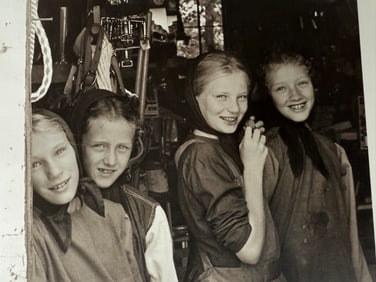 Tom Stoddart (British) "The Girls" Vintage Gelatin Silver Print c1981
