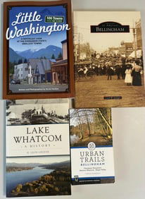Set of 4 New Washington & Bellingham Regional Books — History & Travel Lot
