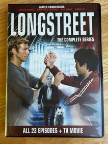 Longstreet The Complete Series DVD (2017 CBS) – 6 Disc Set – Bruce Lee Episodes