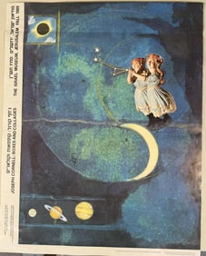 Joseph Cornell Boxes and Collages Exhibition Poster, Jerusalem, Fall 1989