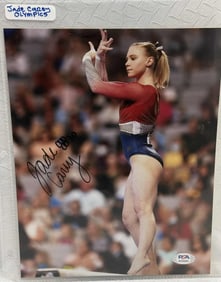 Jade Carey Gymnast Signed 8x10 Photo “OLY 20” — PSA/DNA Certified