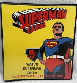 1966 Topps “Superman on TV” Complete Trading Card Set (66 Cards) — George Reeves Series