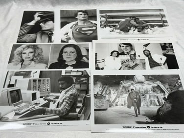 1983 Warner Bros. Superman III Complete Studio Press Kit 50 Original DC Comics Stills, Reeve