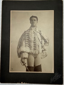 Theatrical Performer Cabinet Card – “Charlie Hilton” – Murillo Studio, St. Louis –