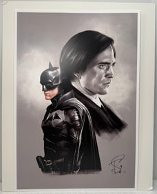 Tony Santiago Signed 13×19 “The Batman / Bruce Wayne” Art Print (2023)