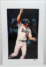 Joshua Barton (American) Hand-Signed Limited Edition Art Print, Dodgers, #19/500
