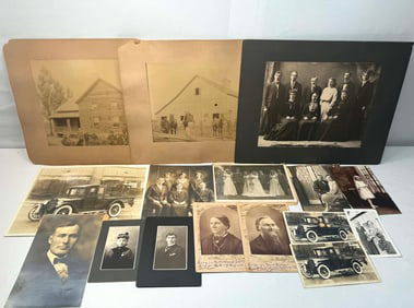 16 Historically Significant Archive Bielefeld Family Photos, Including Dodge Brothers Homestead