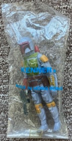 Star Wars Boba Fett - 1979 Kenner Ultra Rare Blue Baggie Variant- Sealed, Blaster In Hand