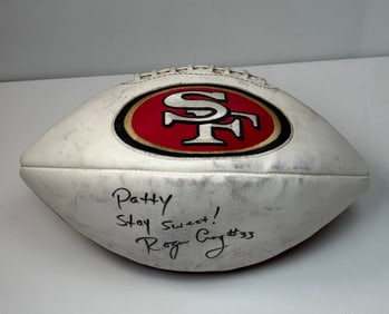 Roger Craig Signed 49ers Football – Mid-1990s Autograph, Inscribed, One-Owner