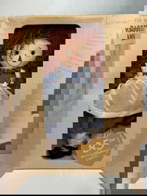 Raggedy Ann 85th Birthday Commemorative Doll – Original Box with COA – Applause – 32"