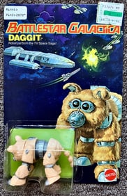 Battlestar Galactica (1978) DAGGIT – Sealed on Card – Clear Bubble – High-Grade Example