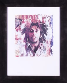 Bob Marley Photograph by Gerard Mankowitz, Framed, Hard Rock Hotel & Casino Las Vegas