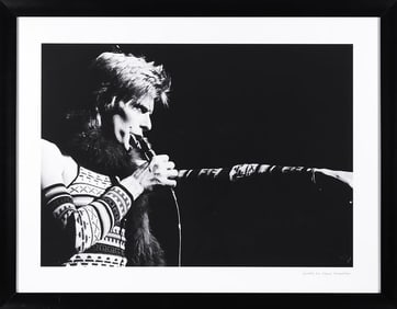 David Bowie Concert Photograph by Neal Preston, Framed, Hard Rock Hotel & Casino Las Vegas