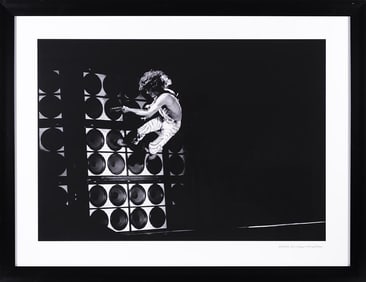 Eddie Van Halen Concert Photograph by Neal Preston, Framed, Hard Rock Hotel Las Vegas