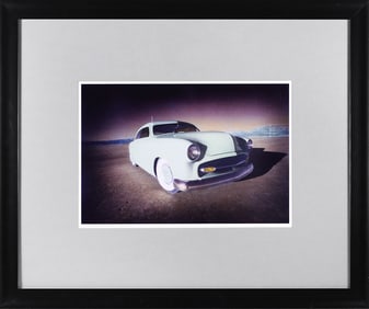 Vintage Custom Car Photograph, Framed, Hard Rock Hotel & Casino Las Vegas