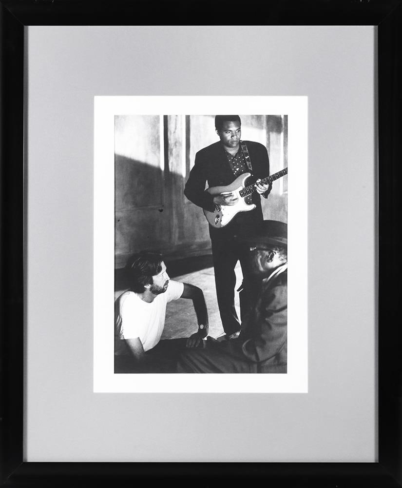 John Lee Hooker, Eric Clapton & Robert Cray Photograph, Framed, Hard Rock Las Vegas (1 of 2)