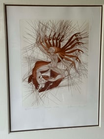 Guillaume Azoulay “Hamilton Encore” Etching, Signed Artist’s Proof, c.1992