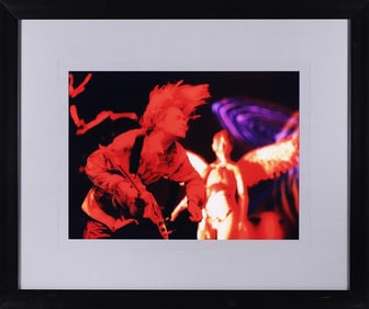 Kurt Cobain Photograph by Henry Diltz – Hard Rock Hotel Las Vegas Display Print, Framed w/ COA